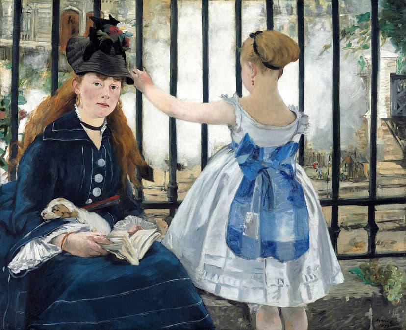 Édouard Manet, The Railway, 1873. National Gallery of Art, Washington.