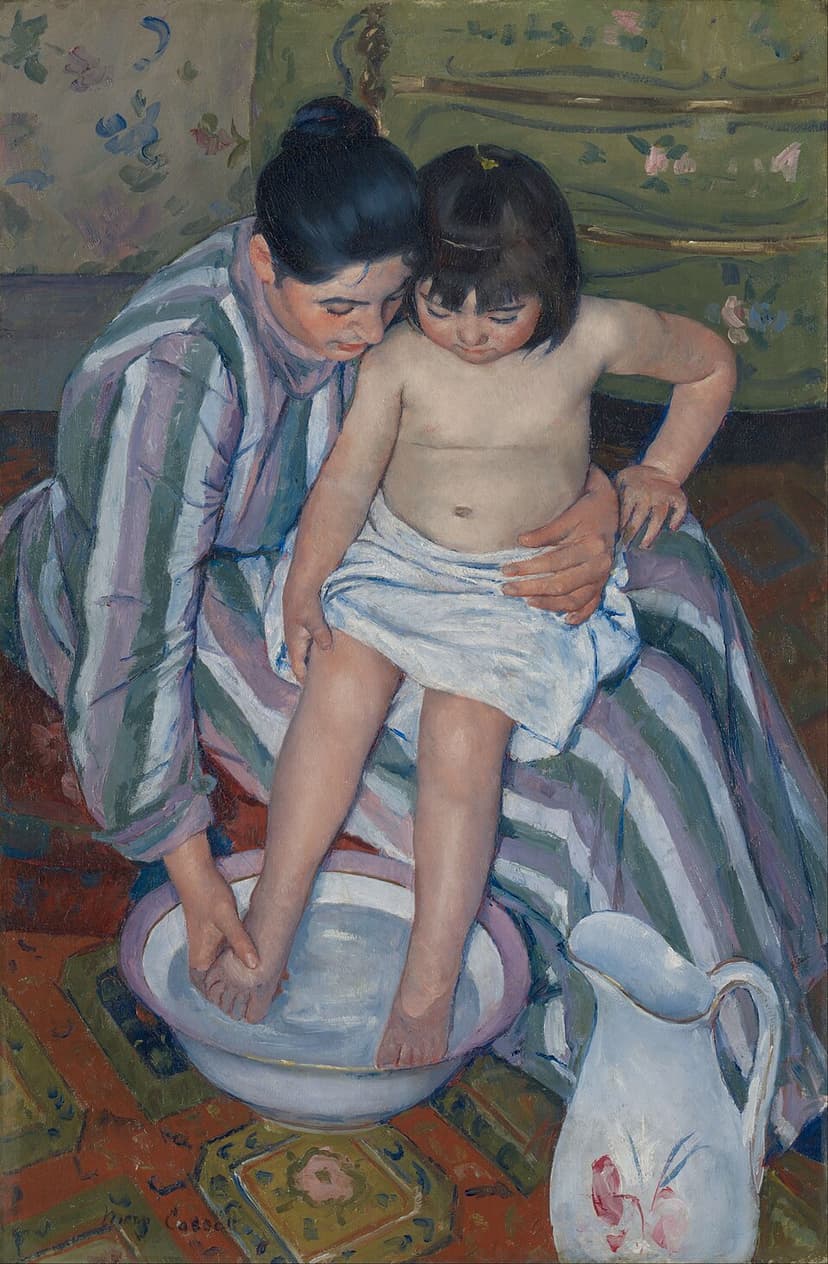 Mary Cassatt, The Child's Bath, 1893. Art Institute of Chicago.